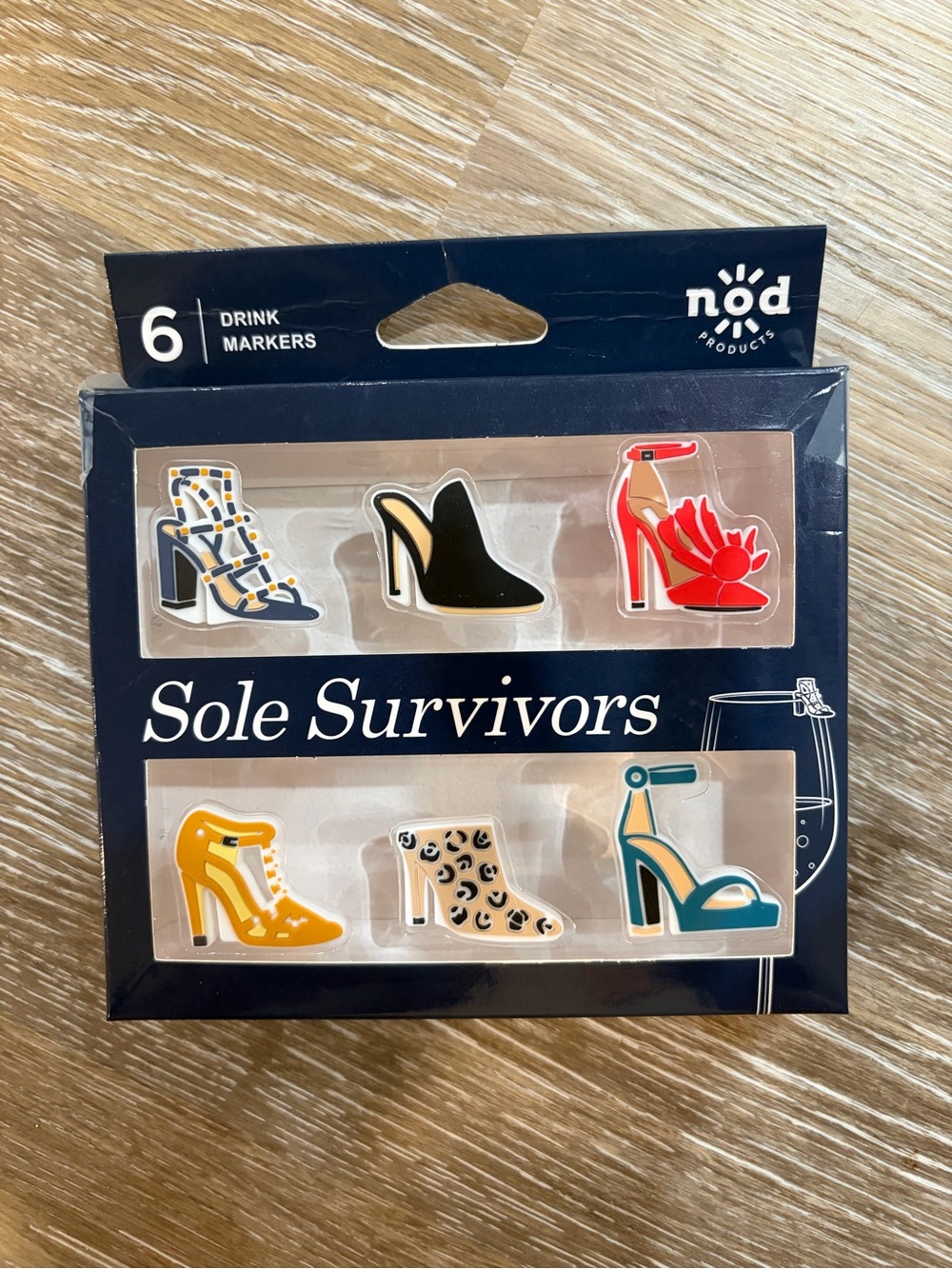 Products Sole Survivors Women’s Shoe Drink Markers - Multicolor